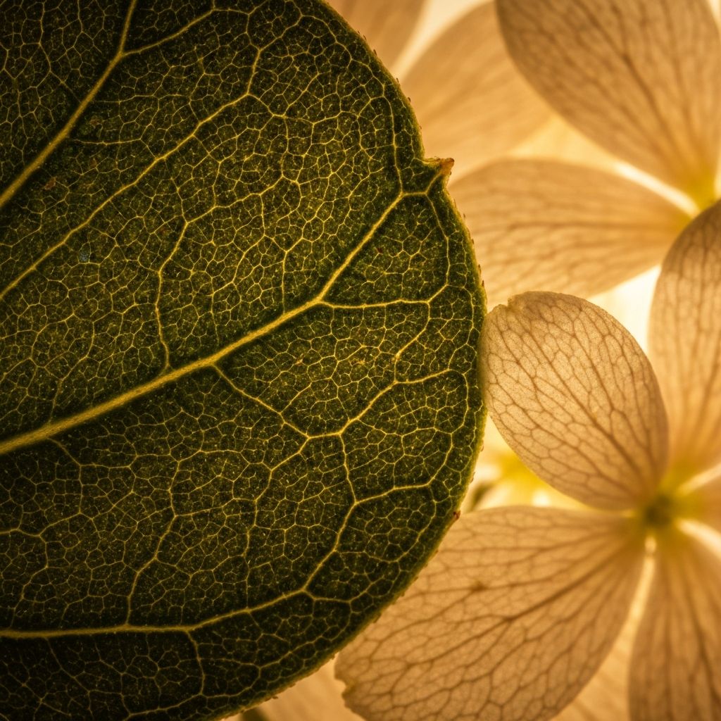 Macro photography of botanical ingredients