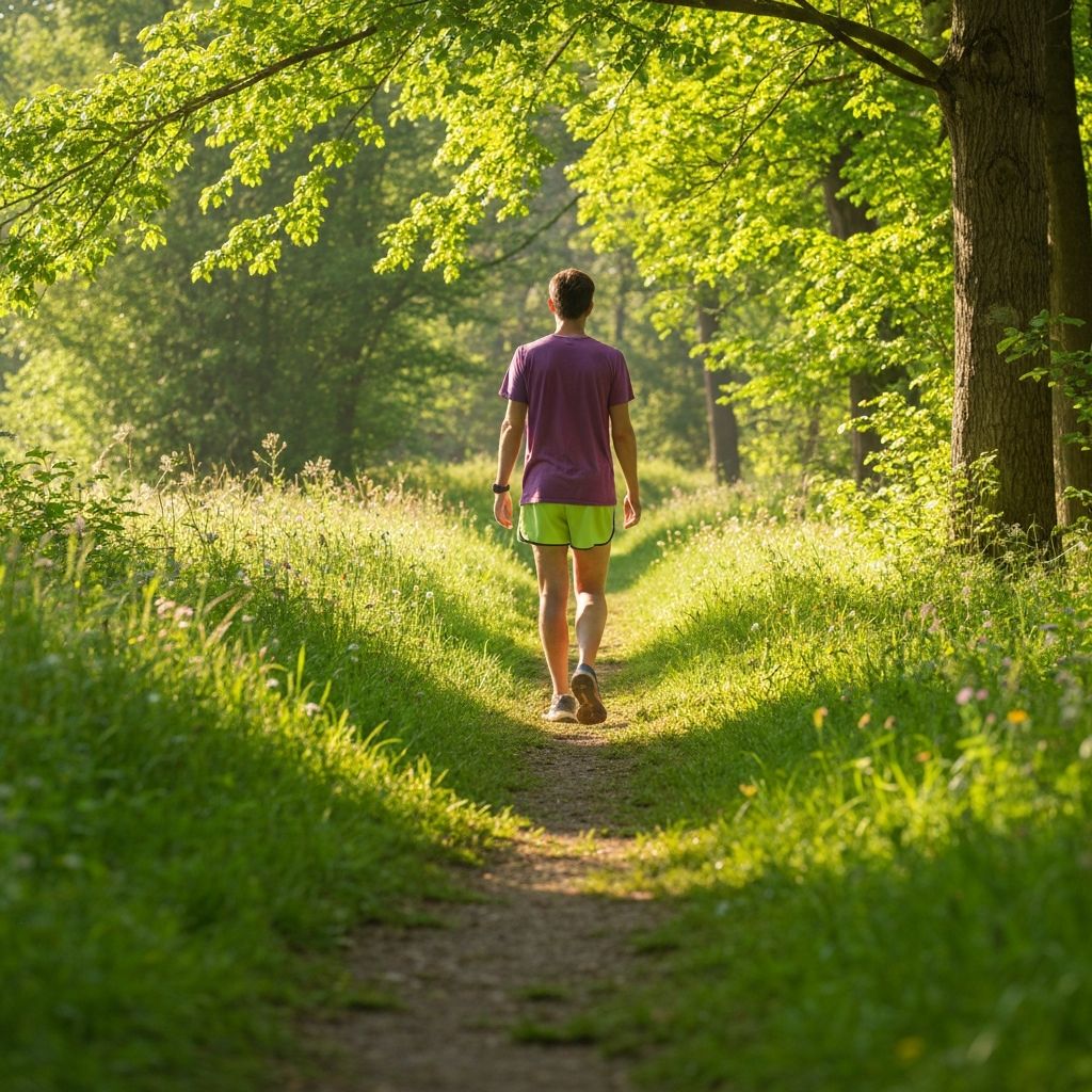 Person in natural outdoor setting